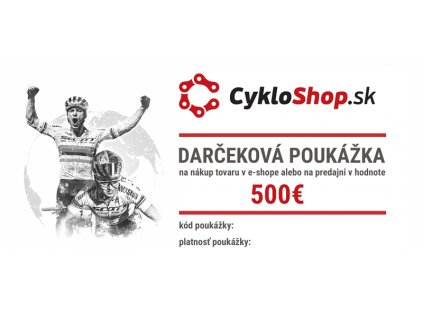 darcekova poukazka 500