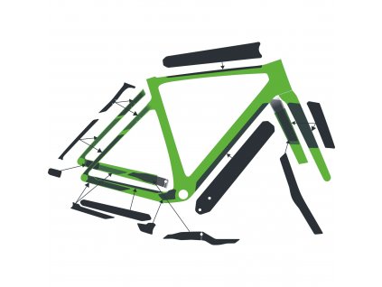 ochrana ramu bicykla syncros pre scott addict gravel carbon