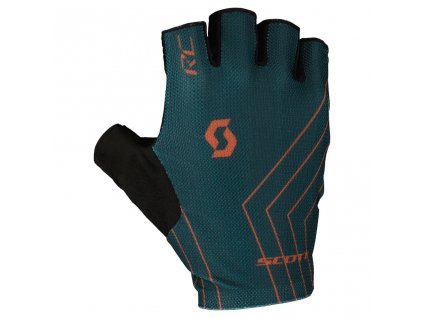 289377 rukavice na bicykel scott glove rc team sf aruba green brazeorange