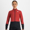 Sportful Total Comfort dámska zimná bunda tmavočervená