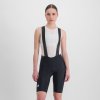 Sportful Bodyfit Classic dámske kraťasy s trakmi čierne/červené