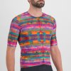 Sportful Glitch Bomber Dres Multicolor Pink