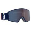 16757 scott react retro blue teal chrome lyziarske okuliare