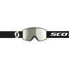 Scott React Amp Pro White Chrome Lyžiarske Okuliare (Farba Soft green/Black)