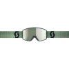 Scott React Amp Pro White Chrome Lyžiarske Okuliare (Farba Soft green/Black)