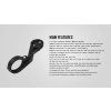 30464 16 uchyt pre garmin evo allty na riaditka plast offset