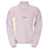 Scott Halfzip Bliss Pink/Cotton White | Dámska mikina
