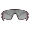 UVEX Skyryse Burgundy Matt/Mirror Rose | Cyklistické okuliare