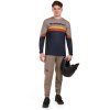 horsefeathers quantum ls indigo taupe pansky dlhy dres 4
