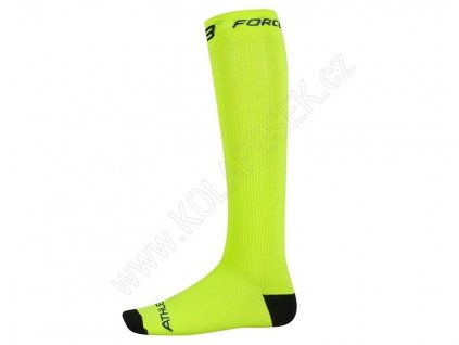 ponozky force athletic kompresni fluo vel s m