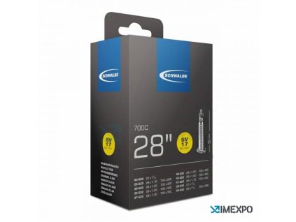 DUŠE Schwalbe 28" SV17 50mm 28/47-622/630 galuskový ventilek