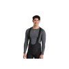 Men's Merino Seamless Long Sleeve Base Layer Grey (Veľkosť S/M)