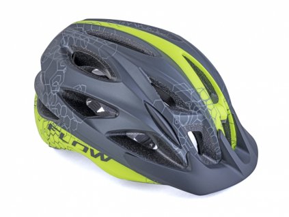 Author Přilba Flow Inmold X9 (Velikost 54-58cm, Barva 191 černá/žlutá-neonová)