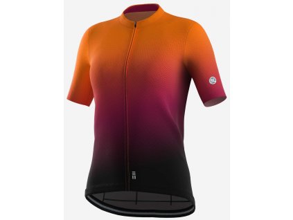 Cyklistický dres oranžový dámský Padola