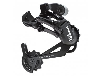 PŘEHAZOVAČKA SRAM X-4 DLOUHÉ VODÍTKO, ČERNÁ