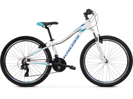 Kross LEA 1.0 SR (White/blue) 2022 (Průměr kol 26", Výška rámu M / 48 cm / 18.9")