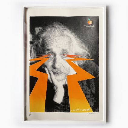 BITCOIN LASER EYES EINSTEIN
