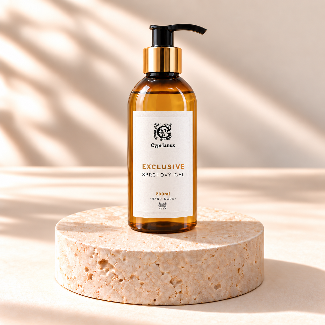 Sprchový gél Exclusive 200 ml s pumpou