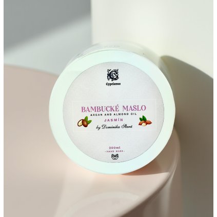 Bambucké maslo s Arganovým olejom Jasmín 200ml by Dominika Stará