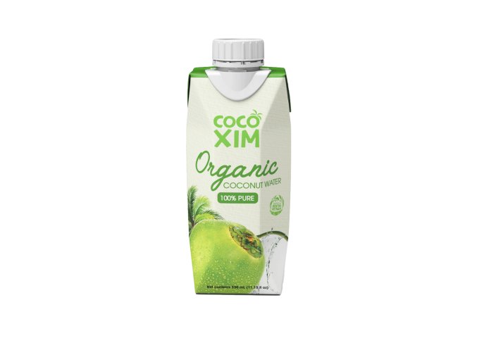 cocoxim kokosova voda organic 330ml baleni 1ks 2