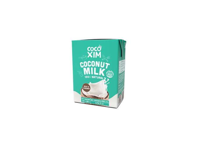 cocoxim kokosove mleko na vareni 200 ml bez konzervantu baleni 1 ks 2 2