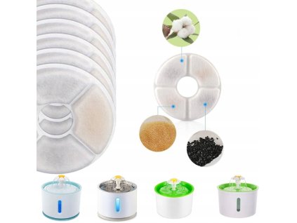 FILTR DO NAPAJECKY FILTR DO FONTANY PRO KOCKY PSA SET 6 ks