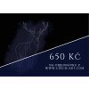 černý poukaz 650 Kč