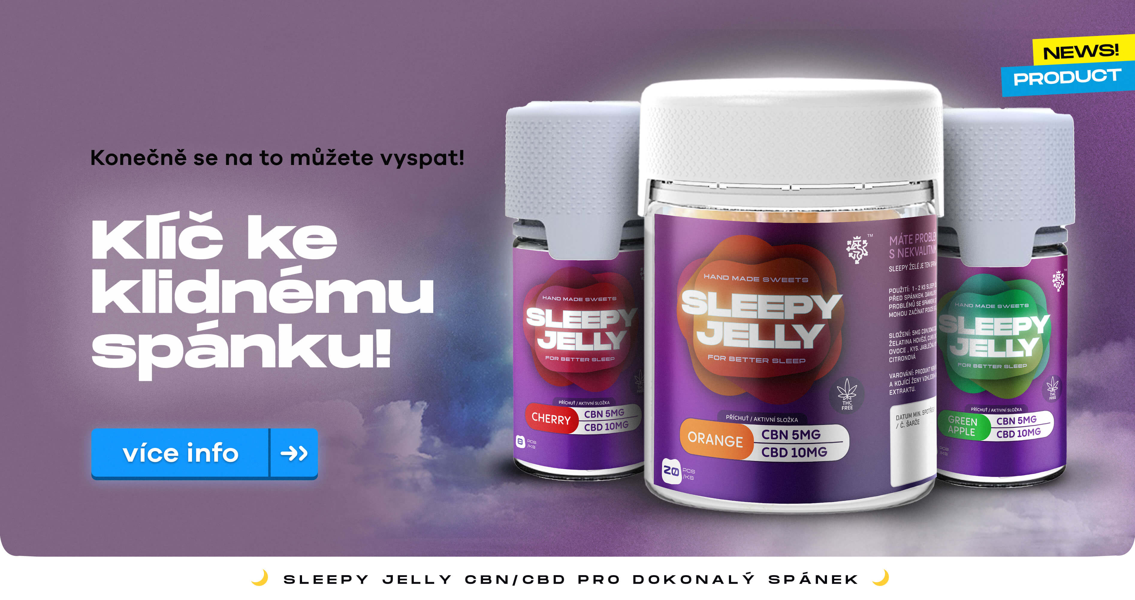 Klidný spánek se Sleepy Jelly