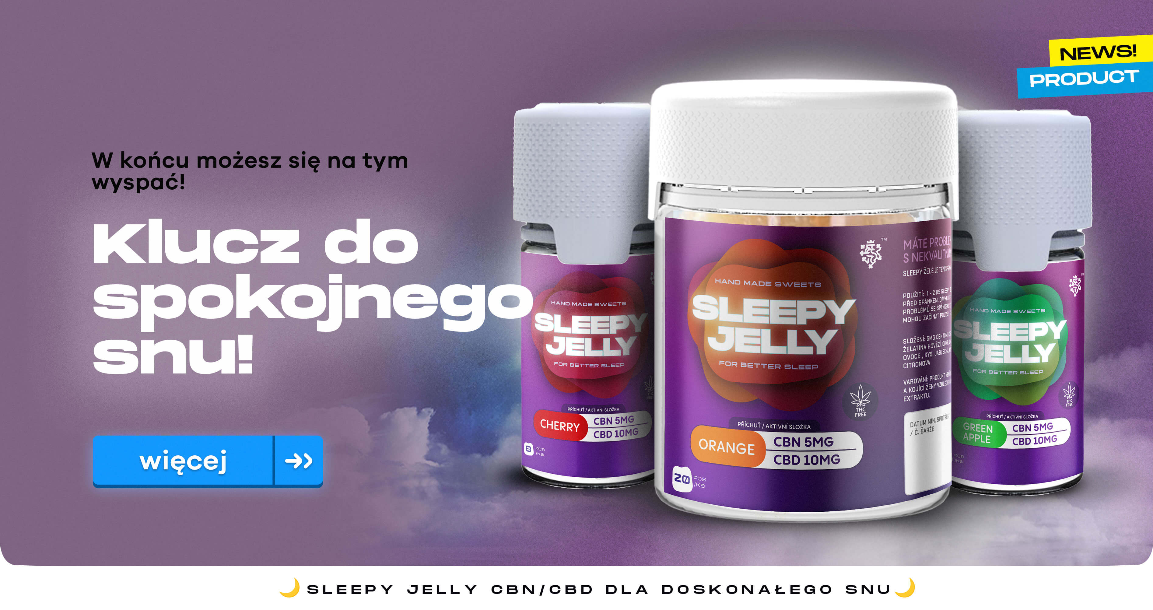 Spokojny sen z Sleepy Jelly