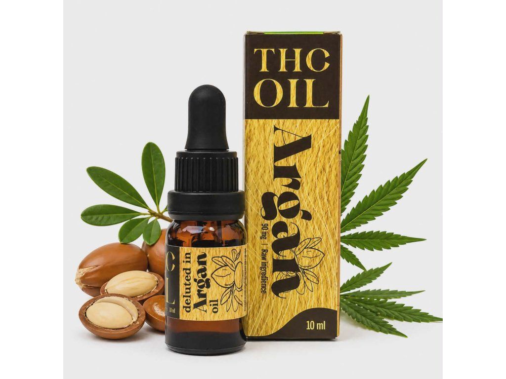 Premium THC extract 80mg in MCT coconut oil 10ml
