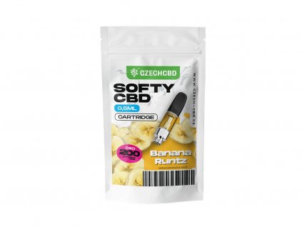 Softy CBD cartridge Banana Runtz 0,5 ml czech-cbd.cz
