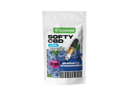 Softy CBD cartridge Blueberry Cheesecake 0,5 ml czech-cbd.cz