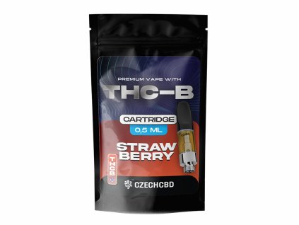 Cartridge THC-B Strawberry 0,5 ml czech-cbd.cz