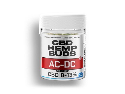 AC/DC hemp flowers with CBD 1g czech-cbd.cz