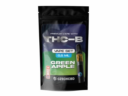 Vaporizer THC-B Green Apple 0,5 ml czech-cbd.cz