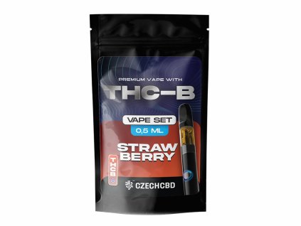 Vaporizer THC-B Strawberry 0,5 ml czech-cbd.cz