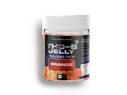 THC-B Jelly 300mg Orange 20pcs czech-cbd.cz