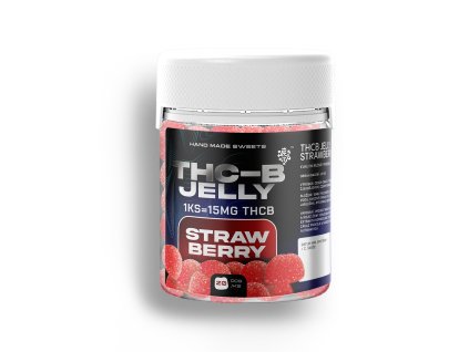 THC-B Jelly 300mg Strawberry 20pcs czech-cbd.cz