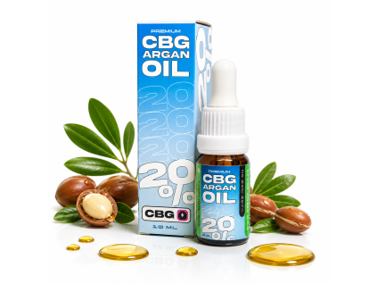 CBG Argan olej oil 20% 10ml