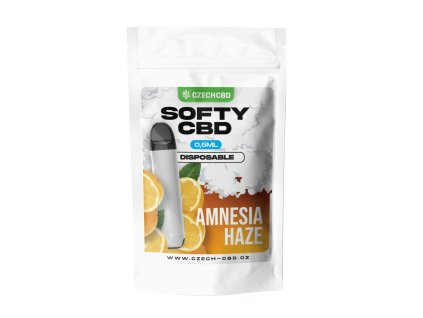 Disposable Softy CBD Amnesia 0.5ml czech-cbd.cz