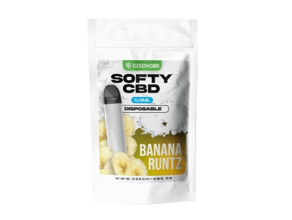 Disposable Softy CBD Banana Runtz 0.5ml czech-cbd.cz