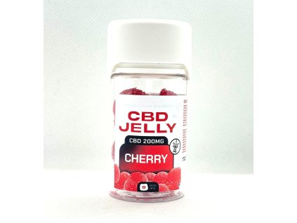 CBD Jelly 25mg Cherry 8ks