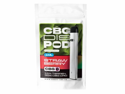 CBG disPOD Strawberry 1ml czech-cbd.cz