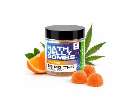 Jelly bath bomb candy edible thc orange pomeranc 15pcs