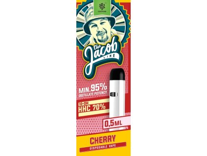 10 OH HHC vape 0,5ml Jacob Line Cherry