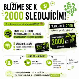 🎉 BLÍŽÍ SE META 2000 FOLLOWERS! 👉 Každý nový sledující až do dosažení hranice 2000 followerů se automaticky zařadí do...