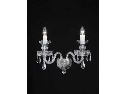 Wall lamp - 2 arms (Silver)