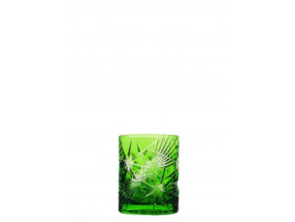 Whiskey glass  - Starry Sky - Green