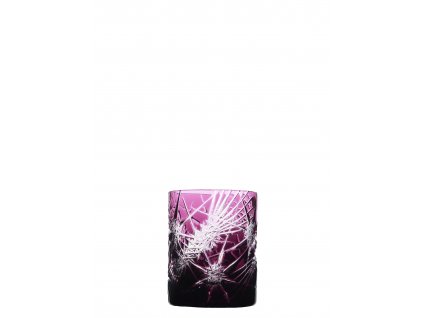 Whiskey glass  - Starry Sky - Purple