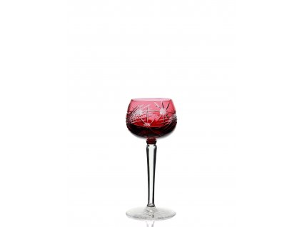 Wine glass  - Starry Sky - Red